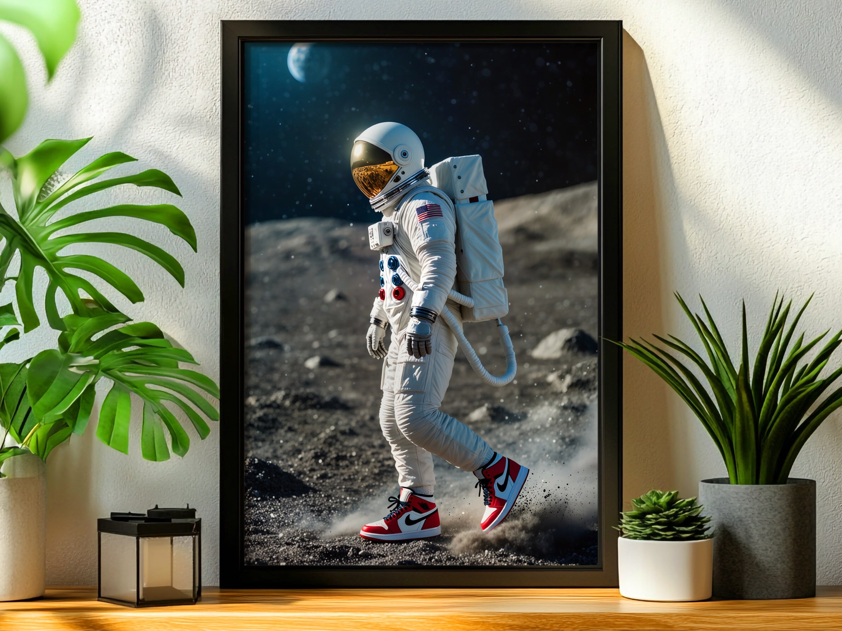 HYPEBEAST ASTRONAUT WALL ART JORDANS